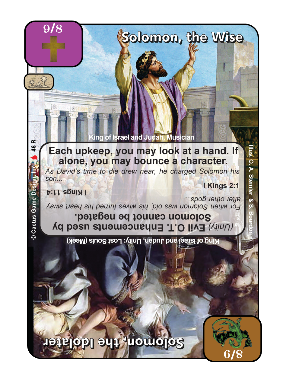 Solomon, the Wise / Solomon, the Idolater (LoC) - Your Turn Games