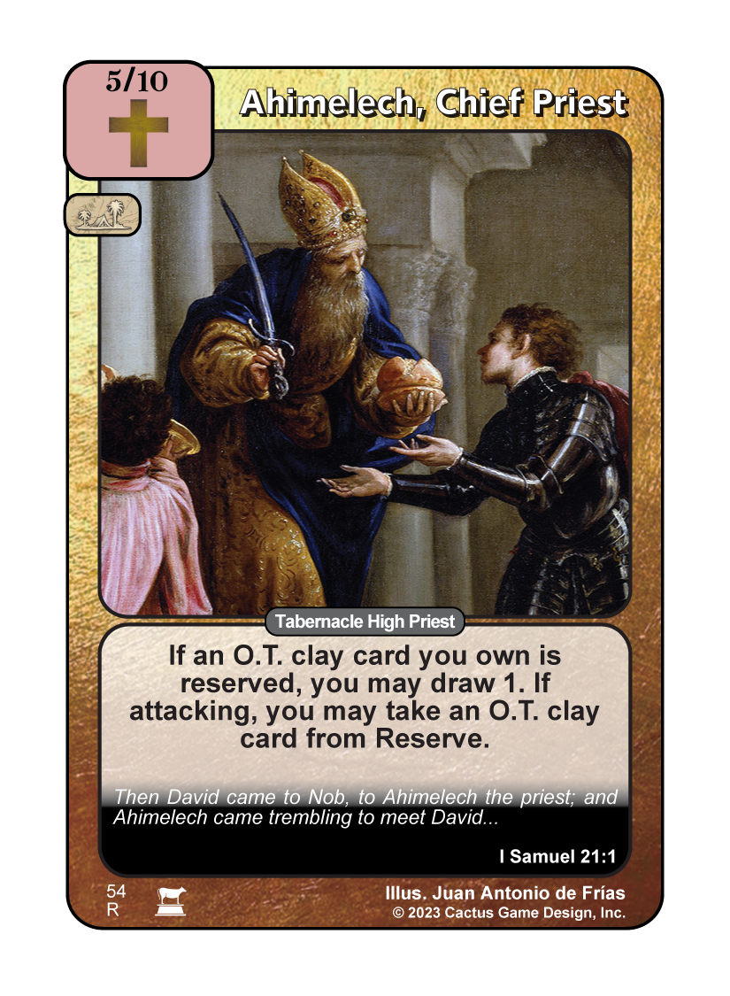 Ahimelech, Chief Priest (IR) - Your Turn Games