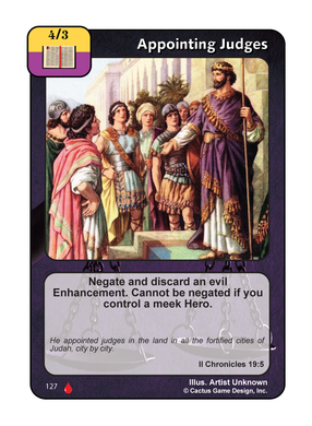 Appointing Judges (LoC) - Your Turn Games