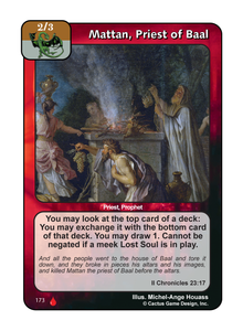 Mattan, Priest of Baal (LoC) - Your Turn Games