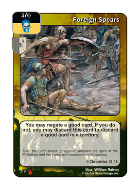 Foreign Spears (LoC) - Your Turn Games