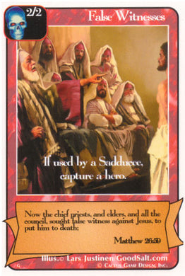 False Witnesses (G Deck) - Your Turn Games