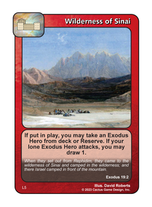 Wilderness of Sinai (L Deck) - Your Turn Games