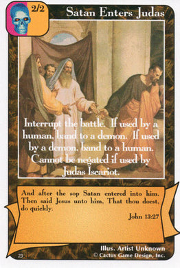 Satan Enters Judas (Di) - Your Turn Games